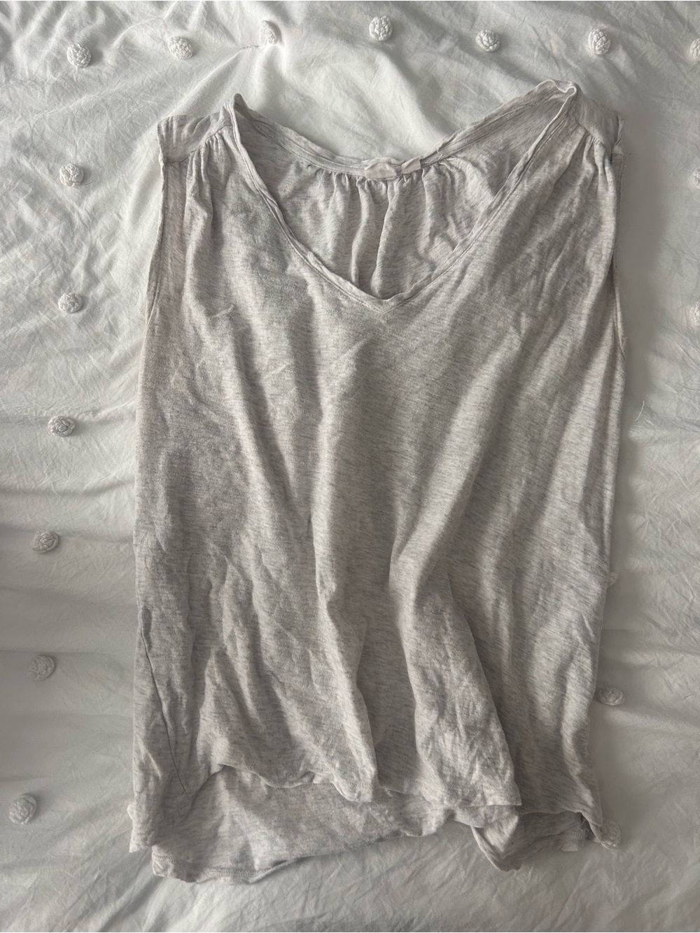 GAP Light Gray V-Neck Tank Top